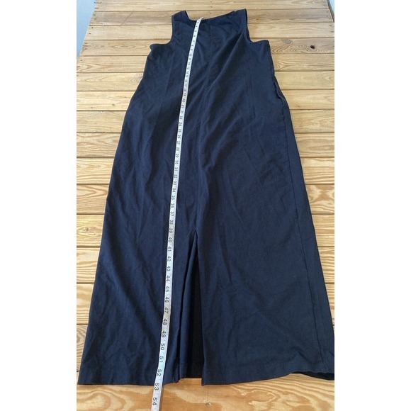 Nordstrom Sleeveless Midi Dress Size Large Women’s Black - Picture 5 of 6